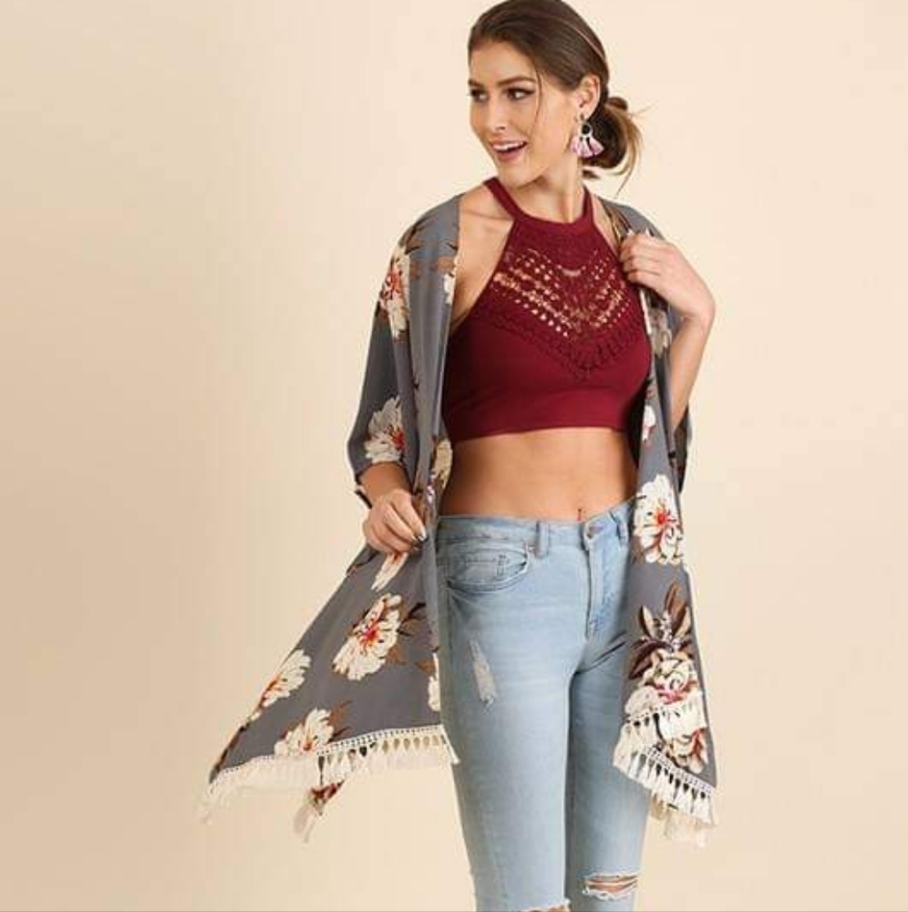 floral kimono